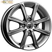 K&K Флэш 5x14 4*100 ET45 DIA67.1 Дарк платинум Литой