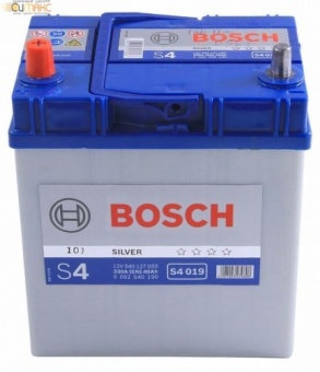 Аккумулятор BOSCH Silver 40 А/ч прямая L+ EN 330A, 187x127x227 0 092 S40 190