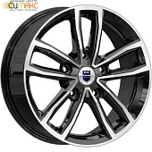 K&K Каланг 6.5x17 5*139.7 ET40 DIA98.1 Алмаз черный Литой