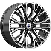 K&K Кортес 8.5x19 6*139.7 ET36 DIA100.1 Алмаз черный Литой