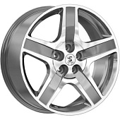 K&K КР008 8.5x20 5*114.3 ET43 DIA67.1 Diamond gloss graphite Литой