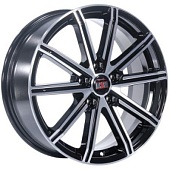 Alcasta M64 6.5x16 5*108 ET45 DIA63.3 BKF Литой