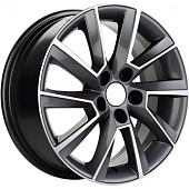 Khomen KHW 1604 6x16 5*105 ET39 DIA56.6 Gray-FP Литой