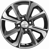 Khomen KHW 1501 6x15 4*98 ET36 DIA58.6 Black-FP Литой