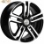 Khomen KHW 1602 6.5x16 5*139.7 ET40 DIA98.5 Black-FP Литой Khomen KHW 1602 6.5x16 5*139.7 ET40 DIA98.5 Black-FP Литой