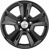 Khomen KHW 1601 6.5x16 5*110 ET46 DIA63.3 Black Литой