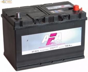 Аккумулятор AFA PLUS 91 А/ч обратная R+ EN 740A, 306x173x225 AF-D31L