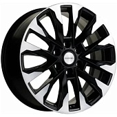 Khomen KHW 2010 8x20 6*139.7 ET30 DIA106.1 Black-FP Литой