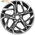 Khomen KHW 1716 7x17 5*114.3 ET40 DIA66.1 Black-FP Литой Khomen KHW 1716 7x17 5*114.3 ET40 DIA66.1 Black-FP Литой