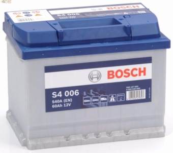 Аккумулятор BOSCH Silver 60 А/ч прямая L+ EN 540A, 242x175x190 0 092 S40 060 102