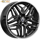 K&K Колумб 7x19 5*112 ET43 DIA57.1 Алмаз черный Литой