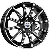 K&K Сиеста 5x13 4*98 ET38 DIA58.6 Алмаз черный Литой