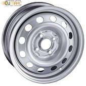 Trebl 64A49A 6x15 4*100 ET49 DIA56.6 Silver Штампованный