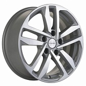Khomen KHW 1612 6.5x16 5*100 ET39 DIA57.1 Silver-FP Литой
