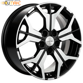 Khomen KHW 1715 7x17 5*114.3 ET39 DIA60.1 Black-FP Литой