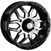 LS 1285 7.5x17 6*139.7 ET38 DIA67.1 BKF Литой