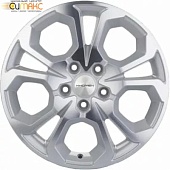Khomen KHW 1711 6.5x17 5*114.3 ET50 DIA66.1 F-Silver-FP Литой
