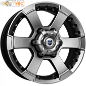 K&K M56 7x16 6*139.7 ET30 DIA106.1 Дарк платинум Литой