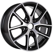 Alcasta M59 6.5x16 5*108 ET45 DIA63.3 BKF Литой