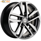 Khomen KHW 1612 6.5x16 5*114.3 ET41 DIA67.1 Gray-FP Литой