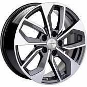 Khomen KHW 1703 7x17 5*112 ET46 DIA66.6 Gray-FP Литой