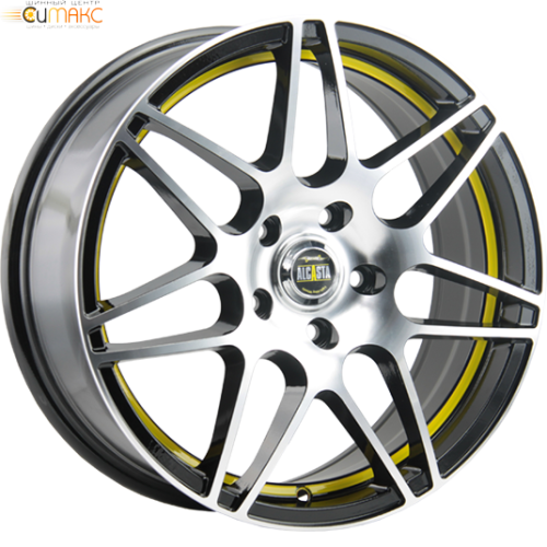 Alcasta M28 6x15 4*100 ET46 DIA54.1 BKFYSI Литой
