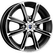 K&K Флэш 5x13 4*108 ET40 DIA67.1 Алмаз черный Литой