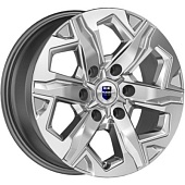 K&K Тейт 7.5x17 6*114.3 ET39 DIA67.1 Дарк платинум Литой