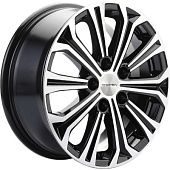 Khomen KHW 1610 6.5x16 5*108 ET45 DIA60.1 Black-FP Литой
