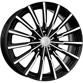 K&K Акцент 7x17 4*100 ET43 DIA60.1 Алмаз черный Литой