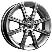 K&K Флэш 5x13 4*100 ET45 DIA67.1 Дарк платинум Литой