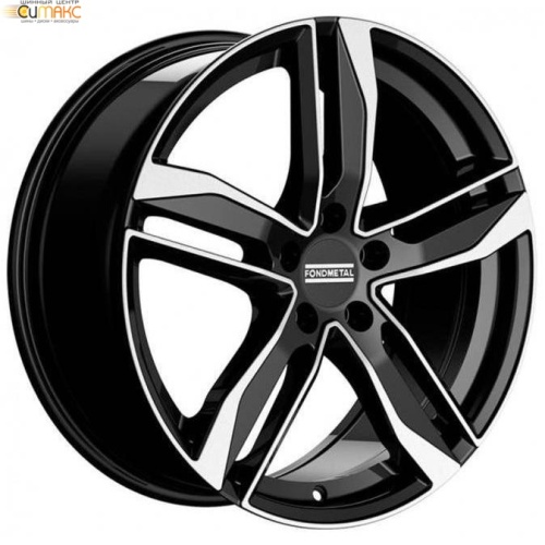 Fondmetal Hexis 8x18 5*112 ET40 DIA66.6 Black Glossy Machined Литой