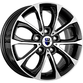 K&K Urals 6.5x15 5*114.3 ET43 DIA66.1 Алмаз черный Литой