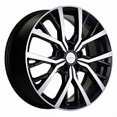 Khomen KHW 1806 7x18 5*112 ET43 DIA57.1 Black-FP Литой