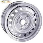 ТЗСК Renault Logan 5.5x14 4*100 ET43 DIA60.1 Silver Штампованный