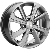 Khomen KHW 1501 6x15 4*100 ET37 DIA60.1 Gray Литой