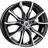 K&K Твист 7.5x17 5*112 ET45 DIA66.6 Алмаз черный Литой